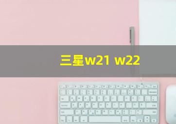 三星w21 w22